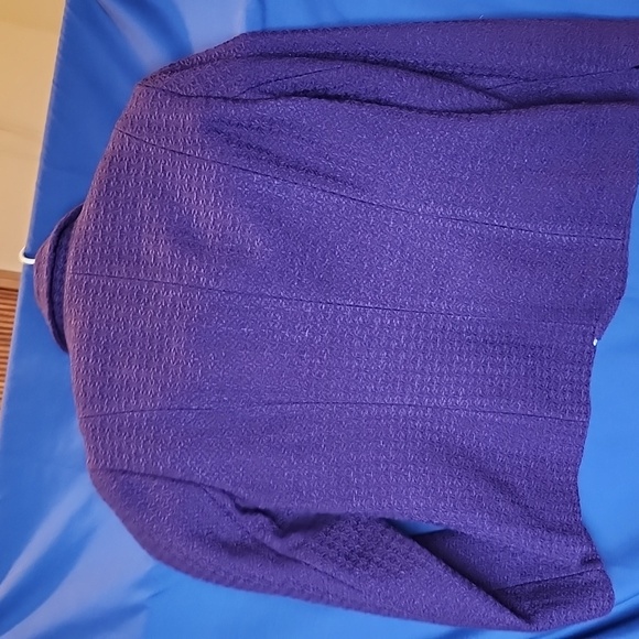 Women's purple zipfront midweight jacket - Picture 4 of 8